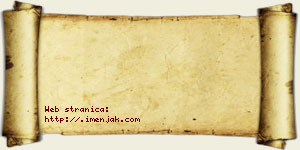 Jelena Hrnjaković vizit kartica